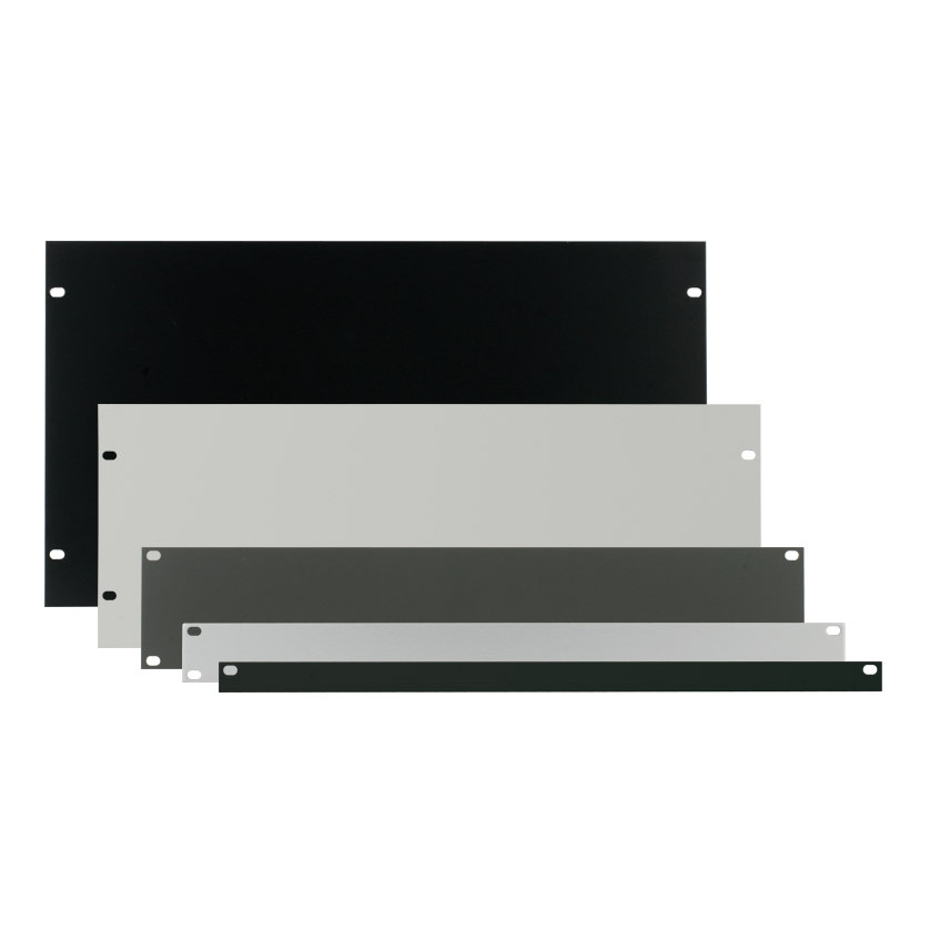 19" 1RU Extruded Aluminium Blank Rack Panel — Sony Filler Plate